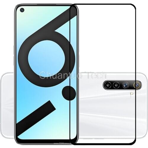 25 Pcs/Lot Full Cover Screen Protectors For Realme 6i India Scratch Proof Protective Film Tempered Glass For Realme 6 6s