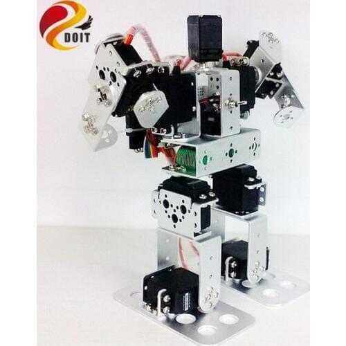 9DOF Biped Educational Humanoid Robot Kit with Servo Metal Robot DIY Kit Robot Toy