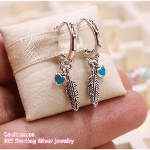 Серебряные серьги Coolkuxuan China At AliExpress