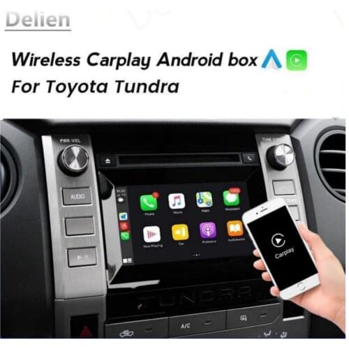 Delien Wireless Apple CarPlay For Toyota Tundra 80 PIN Support original camera Andriod Auto Car Multimedia playback Module
