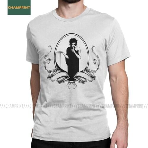 Mens T-Shirt Dream The Sandman Funny Pure Cotton Tee Shirt Short Sleeve Death Vertigo Gaiman Morpheus Comic T Shirt O Neck