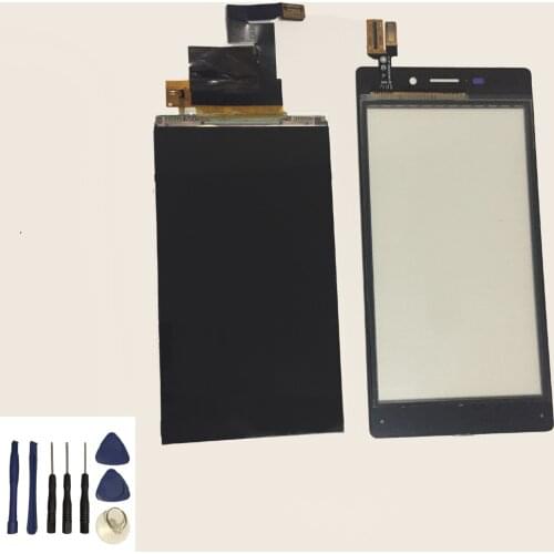 For Sony Xperia M2 S50H D2302 D2303 D2305 D2306 Touch Screen Digitizer + LCD Display Monitor Panel Module + Free Tools