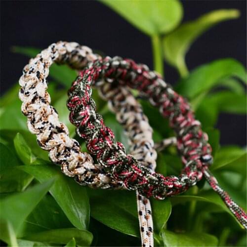 HFANCYW New Design Outdoor Survival Men and Womens Lifesaving Bracelet Hand-woven American Wind Rope Chain Bracelet Wholesale