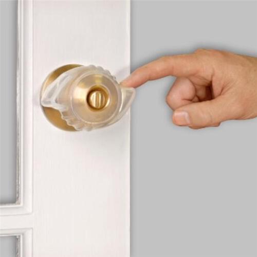 Fluorescent Door Knob Covers Soft Rubber Door Handle Knob Cover Protector Static-free Anti-collision Baby Safety Protective
