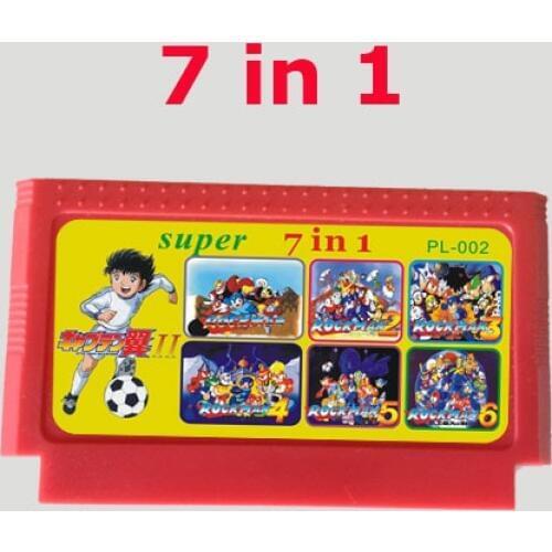 7 in 1 8 bit 60 pins Game Card