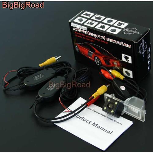 BigBigRoad For LIFAN X60 520 Wireless Camera Car Rear View Reverse Backup Parking CCD Camera Night Vision Waterproof