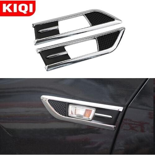 KIQI Sport Style for Chevrolet Cruze Sedan Hatchback 2009 - 2015 Chrome Trim Signal Lamp Cover Light Side Emblem Decoration Trim
