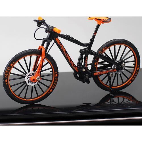 1:10 Scale Diecast Metal Bicycle Model Toys Racing Cycle Cross Road Bike Miniature Replica Collection for Family display Gift