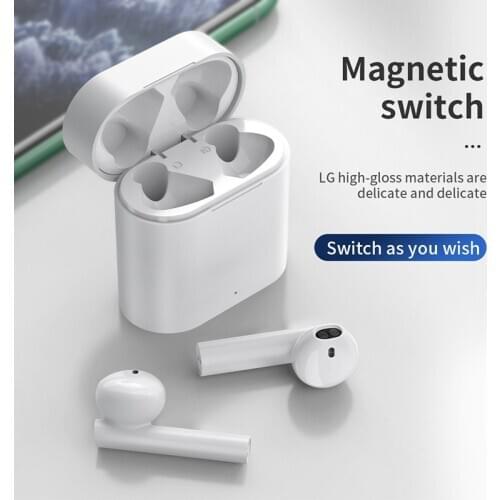 M6 air 2 Bluetooth earphone Type-C touch control wireless earbuds stereo headset for phone with charge case