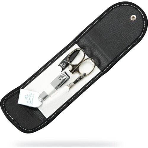 Manicure Set 4 pcs White-High Quality MADE IN ITALY (40605)