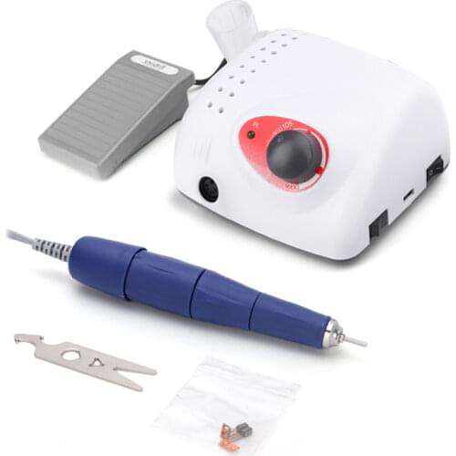 New Electric Nail Drill Machine 210 105L 65W 35000RPM Electric Nail Pedicure Nail Polish File Mill Cutter For Manicure Nail Care