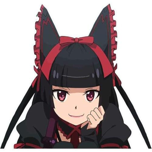 Fashion for Rory Mercury Cartoon Car Sticker Decoration Waterproof Decal Laptop Truck Motorcycle Auto Accessories PVC,13cm*11cm