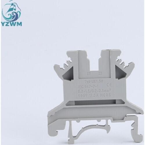 Guide Rail Type Standard UK Terminal Connector Wire Connector Electrical Connector Butt Connector Wire Crimp Connector