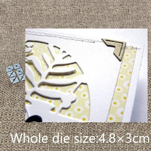 New Design Craft Metal stencil mold Cutting Dies 6pcs corner decoration scrapbook die cuts Album Paper Card Craft Embossing