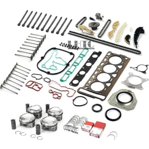NEW Engine Repair Overhaul Rebuild Valves Kit For VW CC Audi A3 A4 A5 SEAT SKODA 1.8 TSI TFSI Φ23mm