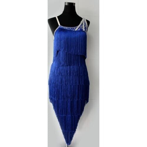 New style latin dance costume sexy tassel spandex latin dance competition dress for women child latin dance dresses S-4XL F28