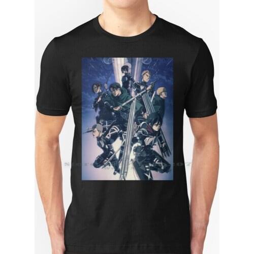 Shingeki No Kyojin | Attack On Titan Season 4 Poster | Anime T Shirt 100% Pure Cotton Attack On Titan Recap Hajime Isayama