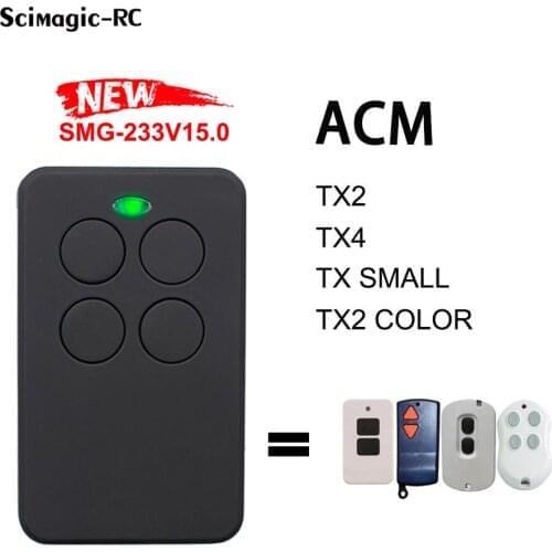 Compatible ACM TX2/TX4/TX SMALL/TX2 COLOR With Rolling Code Garage Door Remote Control
