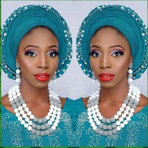 Amazing White Coral Beads Statement Necklace Set Silver African Wedding Jewelry Set for Women Party Free Shipping CNR835