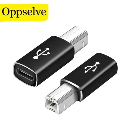 USB C Female to USB Type B Midi Adapter For Laptop Tablet MacBook Pro / Air Type C Printer Scanner Instruments Midi Converter