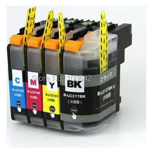 YOTAT Compatible LC 217 ink cartridge LC217 LC215 For Brother DCP-J4220N-B/W MFC-J4720N MFC-J5620CDW J5720CDW J5820DW