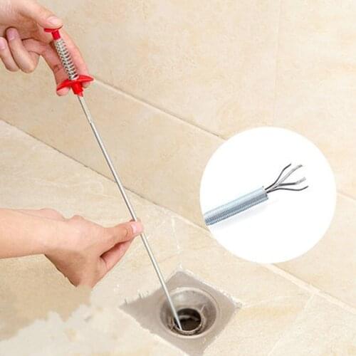 1PCS Stainless Steel Bend Curve Grabber Spring Grip Tool For Home Garden Usage 60cm 4 Claw Flexible Long Reach Pick Up Tool