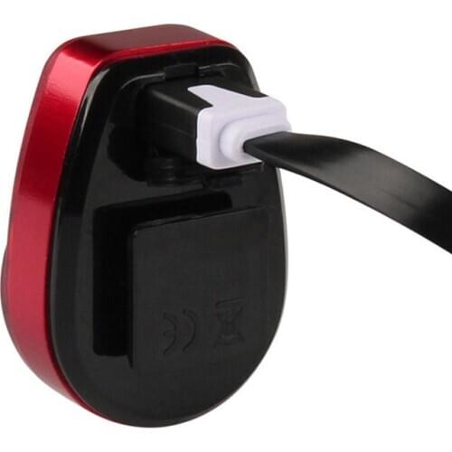 150 Lumen USB Rechargeable Waterproof LED Cycle Rear Lamp Colorful Red Bike Tail Light SAL99