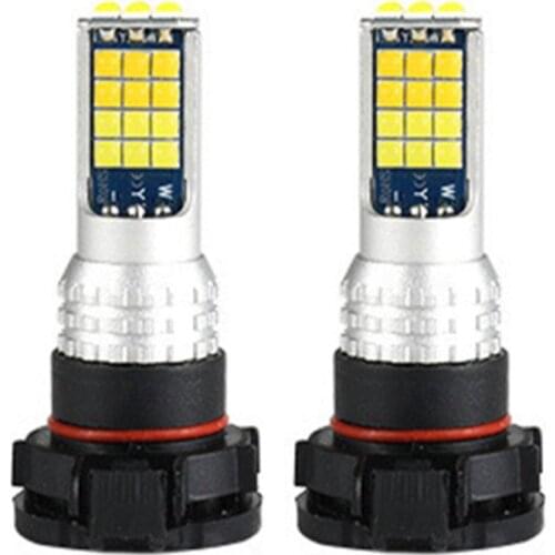 2Pcs H3 H4 H7 H16 9005 9006 H11 PD13W Super Bright Dual Color Fog Lights Car Fog Lights Car Driving Lamp Fog Lamps White Yellow
