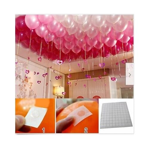 200pcs points Balloon Attachment Glue Dot Ceiling Party Home Decor Wall Stickers