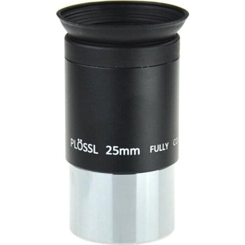 AQUILA 25mm 1.25inch Plossl Telescope Eyepiece - 4-element Plossl Design - Threaded for Standard 1.25inch Astronomy Filters