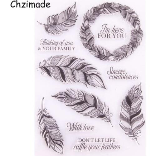 Butterfly Leaves Transparent Clear Stamp For DIY Scrapbooking Cards Decorative Embossing Diary Planner Sheet