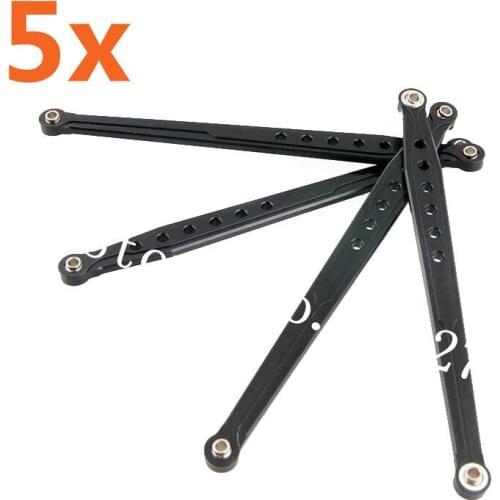 5 Sets/Lot OEM Upgrade Parts OP Aluminum Rear Link Set for AXIAL SCX10 1/10 Scale Models RC Car Rock Crawler 4WD SCX10-03 Metal