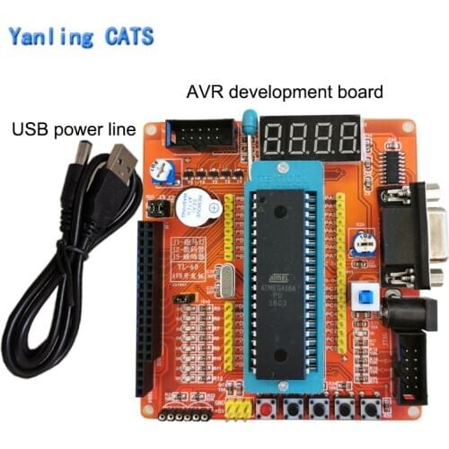 AVR MCU ATMEGA16 Development Board Microcontroller Learning Board YL-60