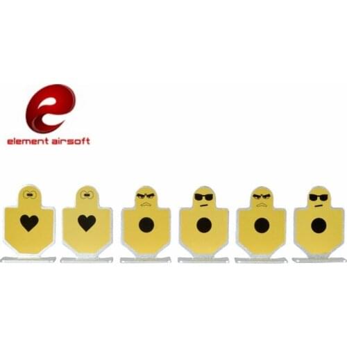 Element Airsoft AEG Metal Warriors of Fortitude Shooting Target Aluminum Training Softair Paintball Hunting Accessories EX118