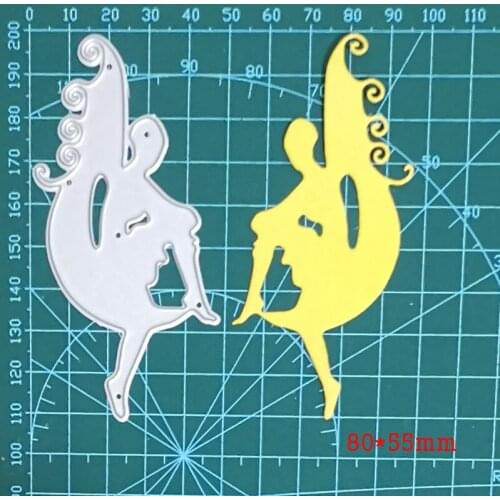 Cute Princess Pea Metal Cutting Dies For Stamps Scrapbooking Stencils DIY Paper Album Cards Decor Embossing 2021 New