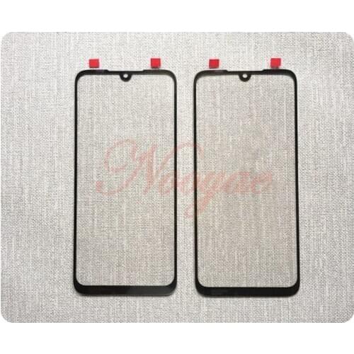 Novaphopat 10pcs/lot For Redmi Note7 front outer Glass Panel Lens Screen Replacement Not Sensor LCD + Tracking
