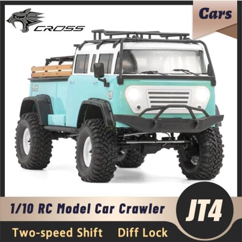 New CROSS RC JT4 1/10 Electric 4WD Crawler Climbing Vehicle Simulation Off-Road Truck Shift Differential Lock Function