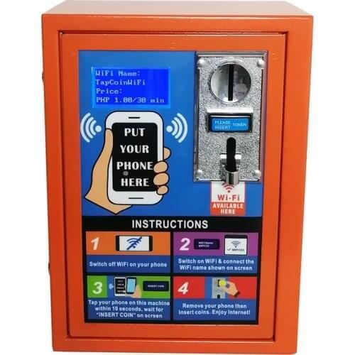 New Product Idea 2021 Steel Plate Vandal-Proof Coin-Operated WiFi Hotspot Cheap Vending Machine