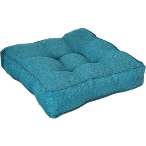 Solid Square Seat Cushions Sofa Pillow 45x45 50x50 Car Living Room Mat For Home Decor Office Chair Cusion Grey Purple