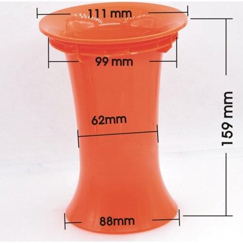 Orange Opening 99MM Speaker Guide Tube Connector Guide Tube Duct Audio DIY Accessories