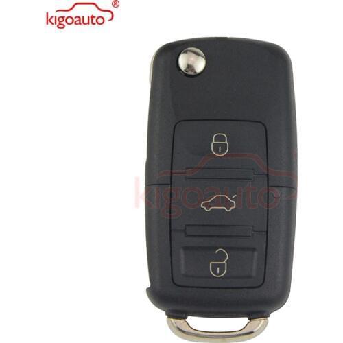 1JO 959 753 DJ Remote key HU66 3 button 315Mhz for VW Jetta Golf Passat Bora 2000 flip key kigoauto