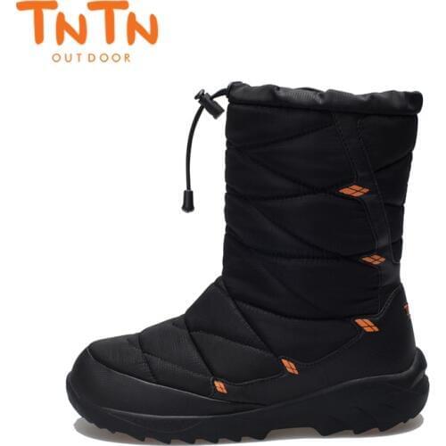 TNTN 2020 Outdoor Winter Waterproof Boots Men And Women Hiking Outdoor Boots Cotton Boots Warm Fleece Snow Shoes