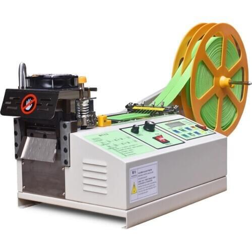 Smart Nylon Cutting Machine Computer Hot Cold Cloth Belt Tape Cutting Machine Automatic Velcro Tape Zipper Belt Cutter