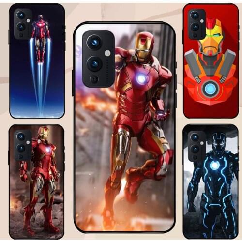 High Quality Phone Mobile Case for One Plus 9Pro 9R 7T PRO 5T 6 5 2021 Factory Wholesale Iron Man Mark