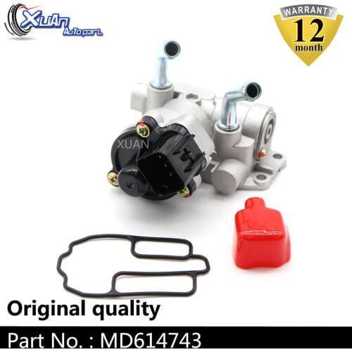 XUAN High Quality Idle Air Control Valve IACV MD614743 For Mitsubishi Mirage 1.5L 1.8L AC4148 DSFMT003