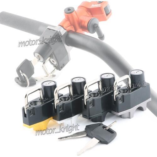 Motorcycle Clamp Helmet Lock Hanging Hook For Aprilia Caponord 1200&Dorsoduro 1200/750/900&Mana 850&Shiver750/900 &Tuono V4 1100