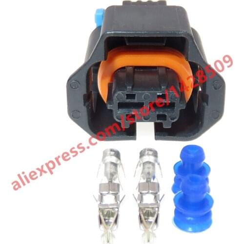 5 Sets 2 Pin 3.2 Series Automotive Waterproof Socket Direction Electromechanical Magnetic Valve Wire Harness Connector