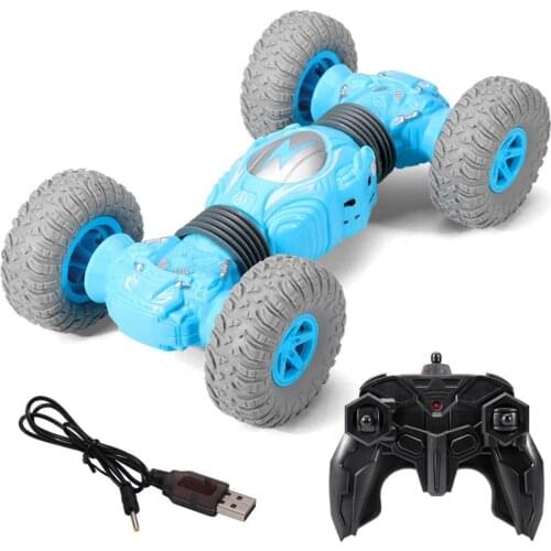 2.4 Mini Remote Control Deformation Drift Dump Off-road Vehicle Toy Car Kid Gift