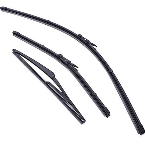 3Pcs The New durable Car Vehicle Front/Rear Windscreen Wiper Blades Set for Fiat Grande Punto