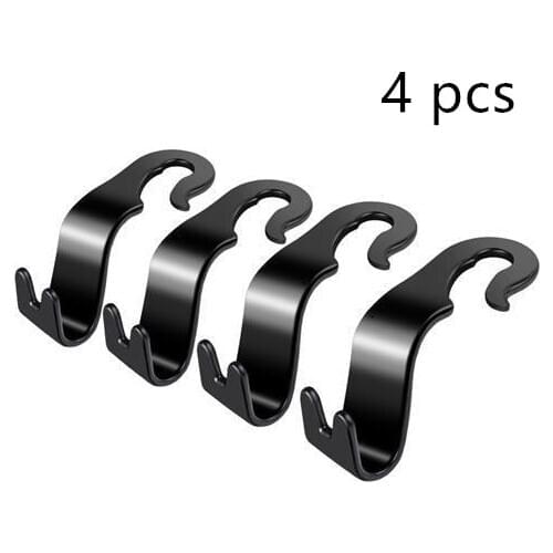 4pcs Car Seat Back Bag Hanger Hooks for BMW E46 E90 E39 F10 F20 F30 E60 E36 E34 E70 E53 M3 M5 M X1 X3 X5 Performance Accessories